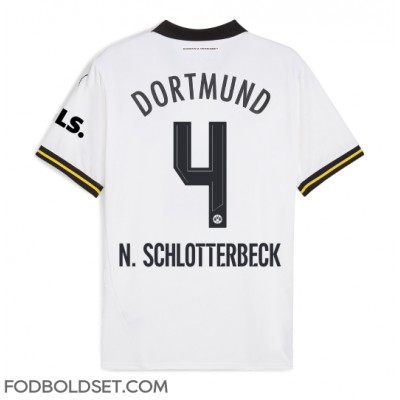 Borussia Dortmund Nico Schlotterbeck #4 Tredjetrøje 2024-25 Kortærmet Borussia Dortmund Nico Schlotterbeck #4 Tredjetrøje 2024-25 Kortærmet